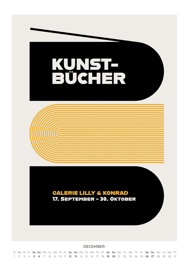 2026 Bauhaus Tribute Calendar by Bo Lunberg