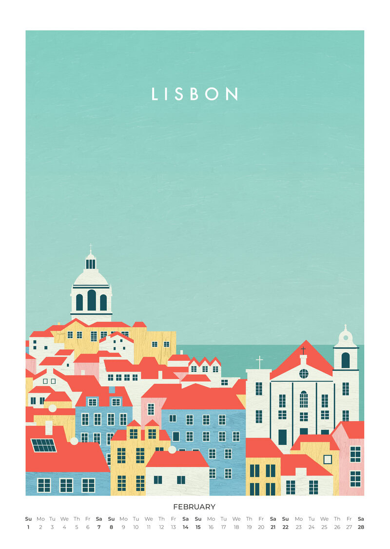2026 Wanderlust Travel Calendar