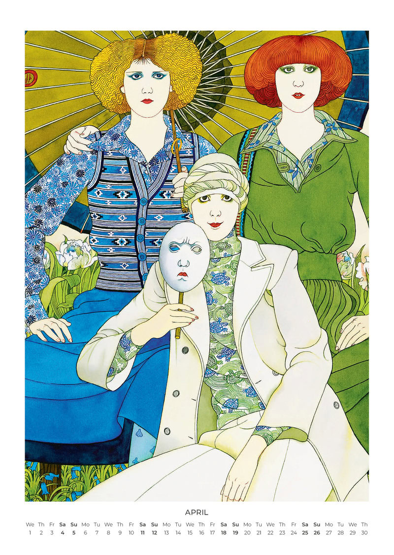 2026 Jane Bark Collection Calendar