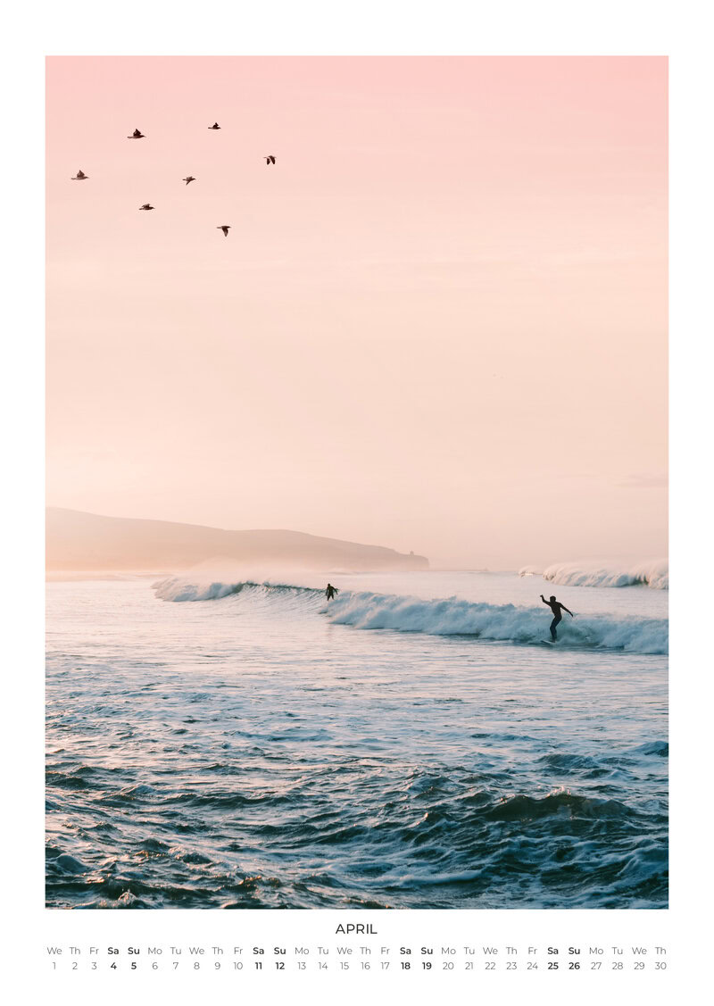 2026 Surf Moods Calendar