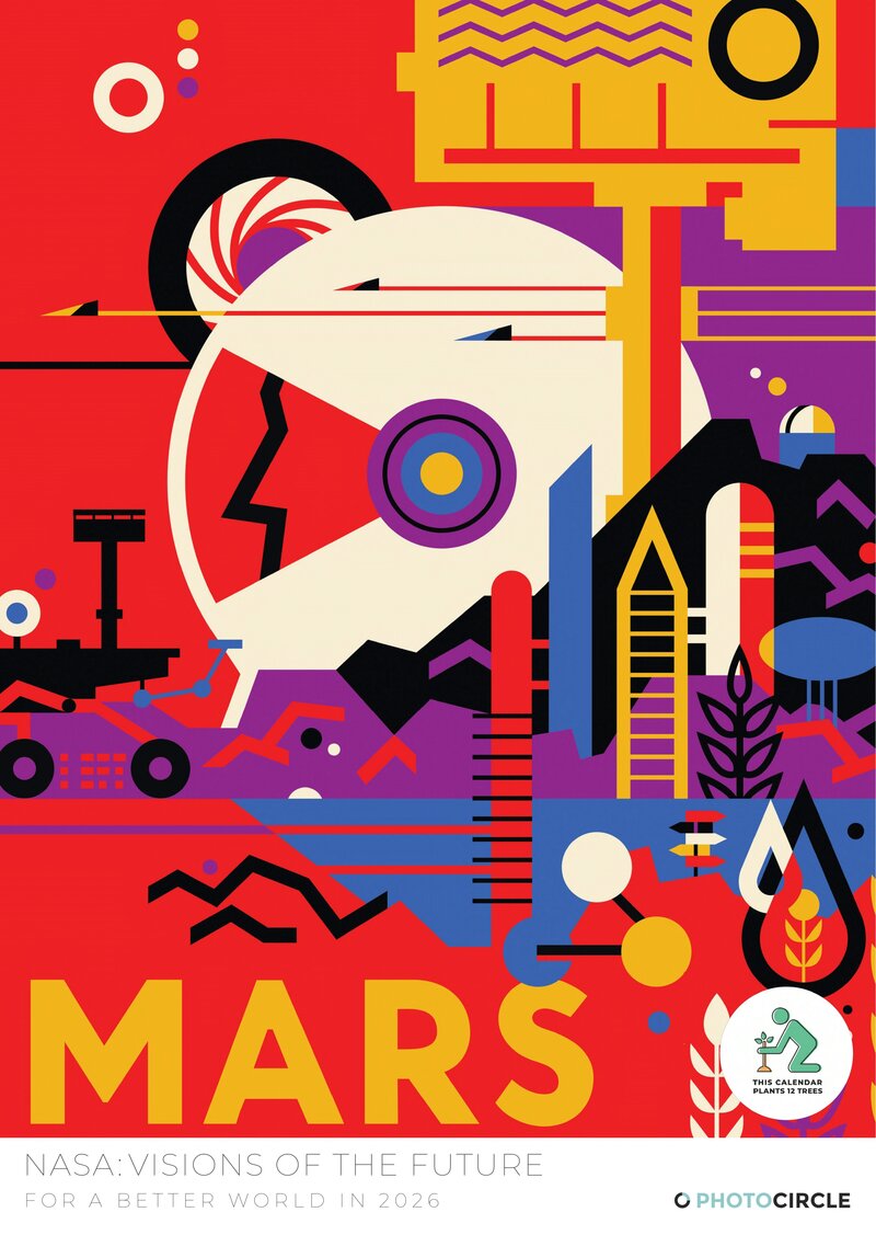 2026 NASA Visions of the Future Calendar