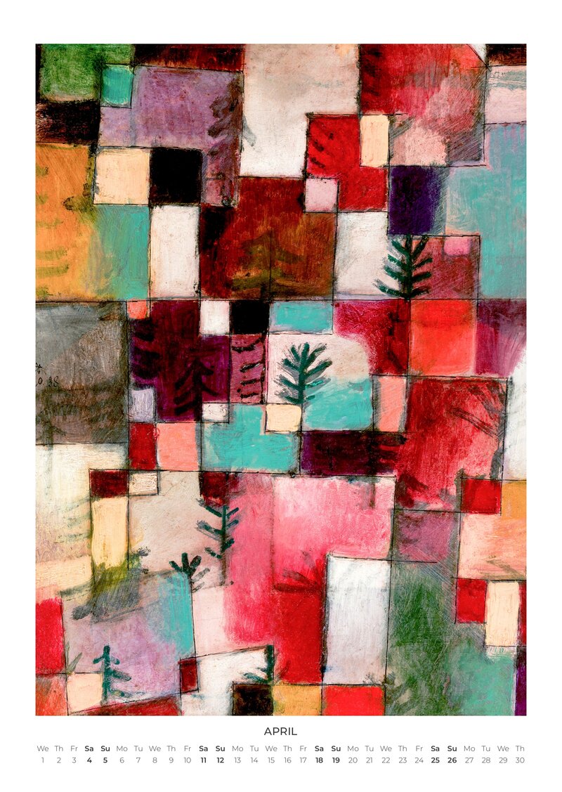 2026 Paul Klee Art Calendar
