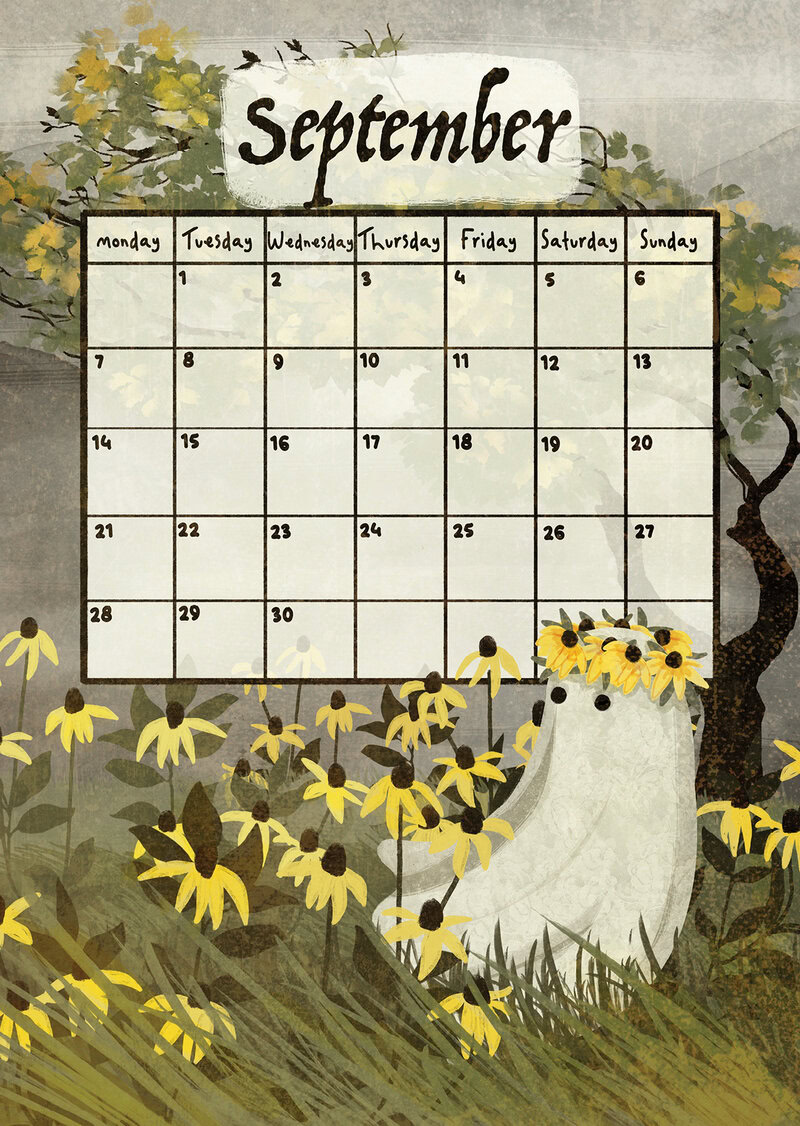 Walter & the Nature Ghosts Kalender 2026 by Katherine Blower