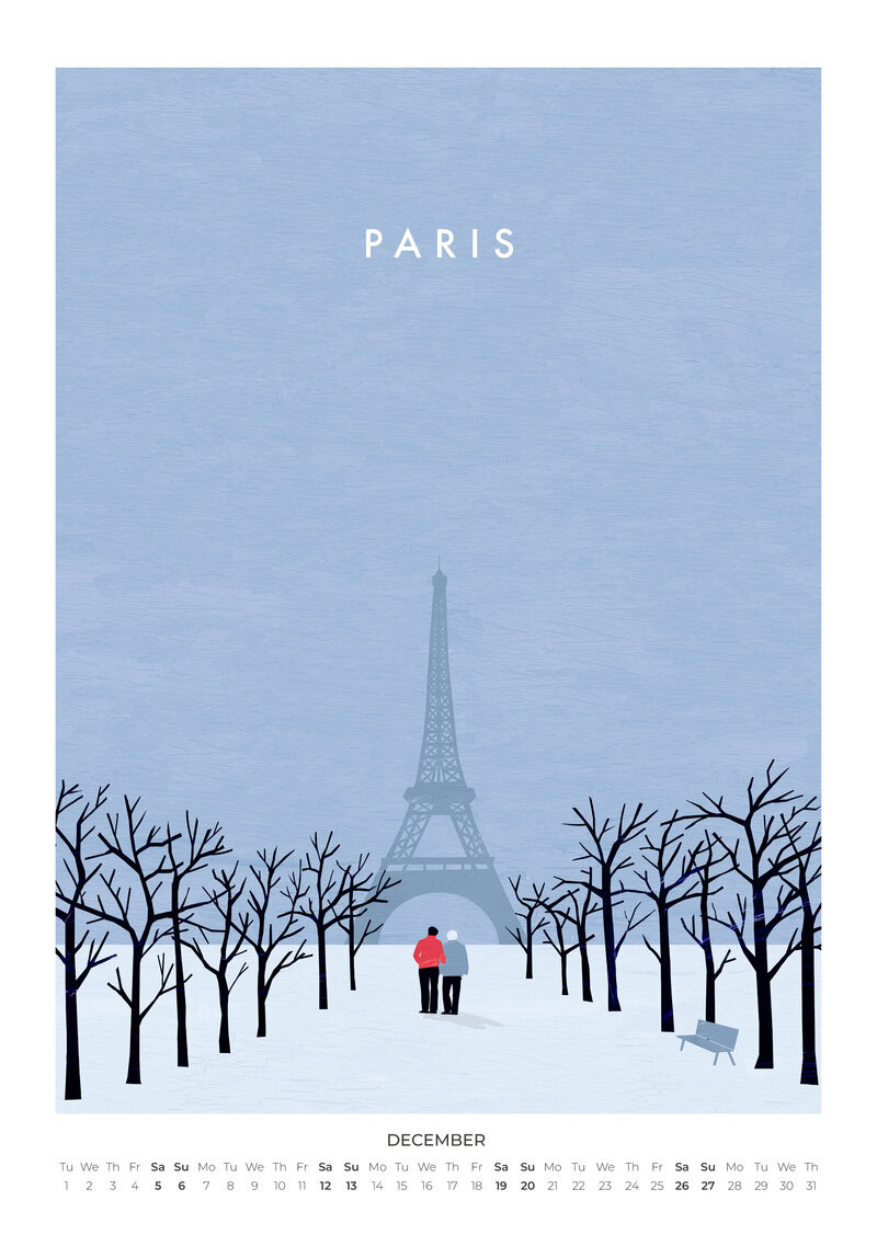 2026 Wanderlust Travel Calendar