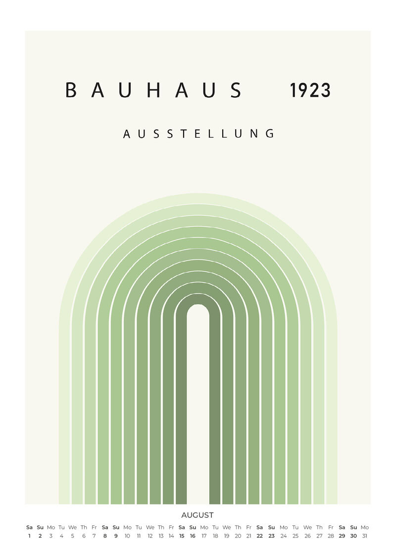 In the Spirit of Bauhaus Kalender 2026