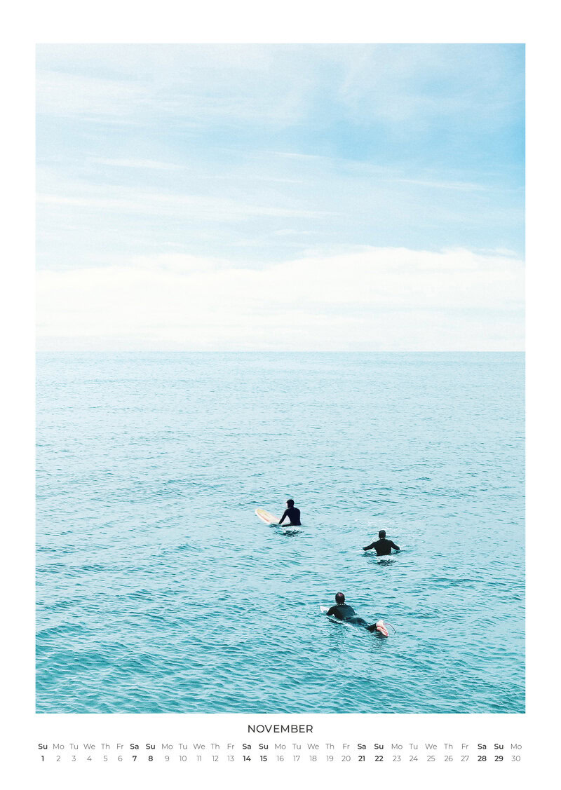 2026 Surf Moods Calendar