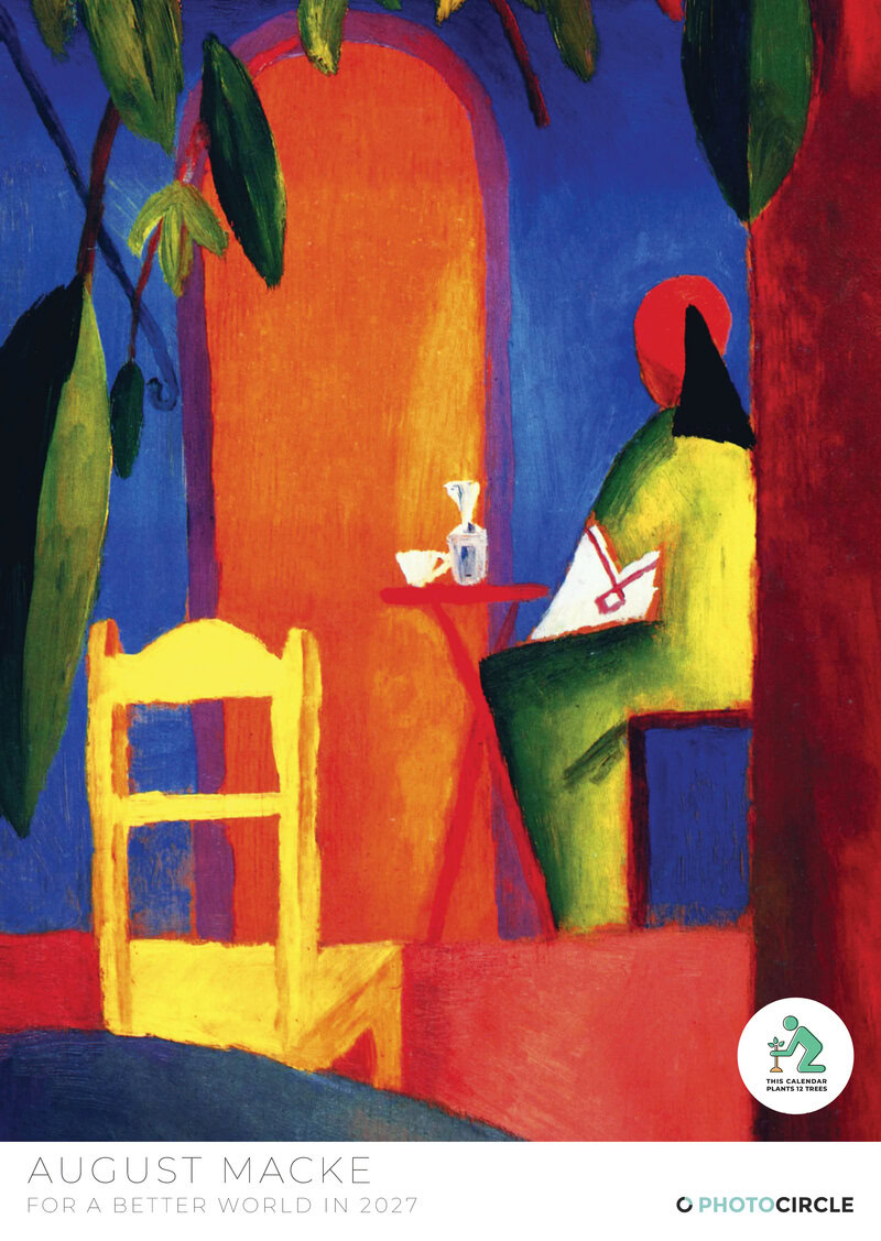 2027 August Macke Calendar