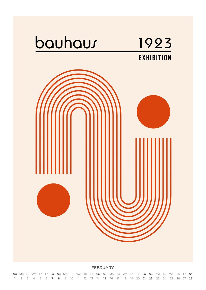 2026 Bauhaus Essentials Art Calendar
