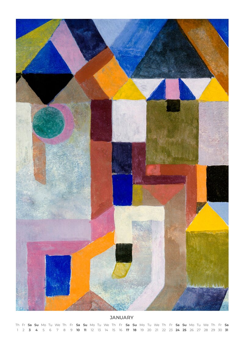 2026 Paul Klee Art Calendar