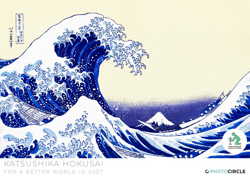 Hokusai Art Calendar 2027