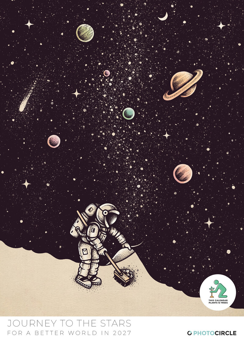 Space Art Calendar 2027 – Journey to the Stars by Enkel Dika