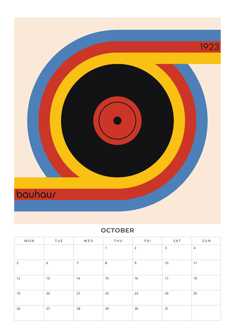 Bauhaus Design Planer 2026