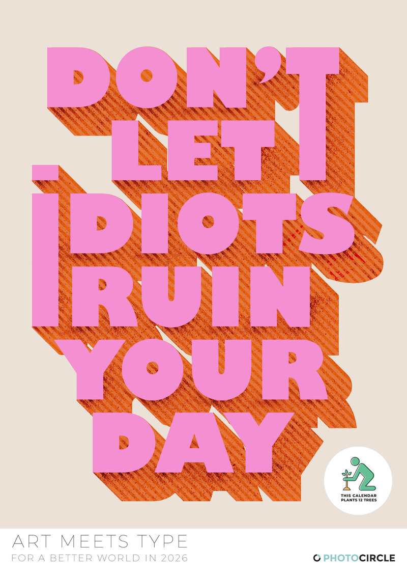 2026 Art Meets Type Calendar