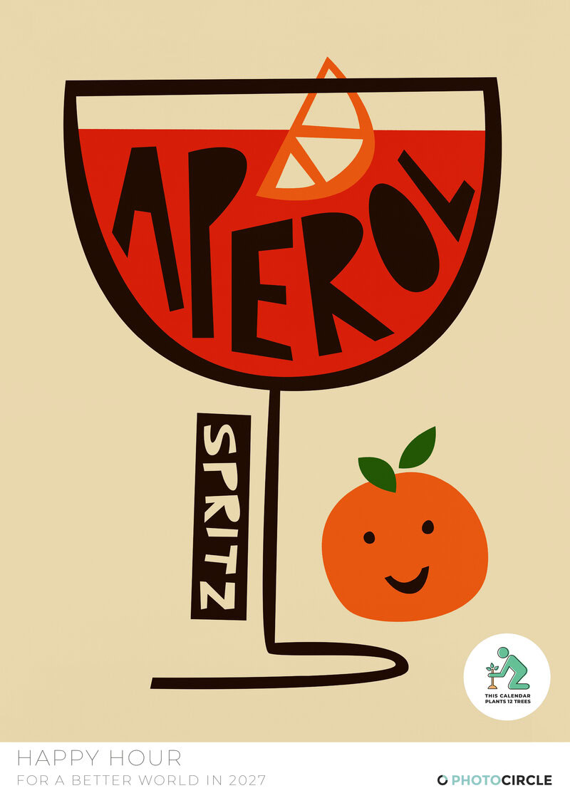 Cocktail Calendar 2027 – Illustrations by Fox and Velvet