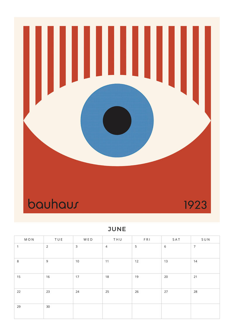 Bauhaus Design Planer 2026