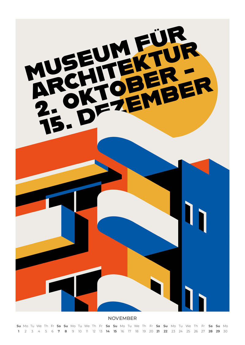 2026 Bauhaus Tribute Calendar by Bo Lunberg