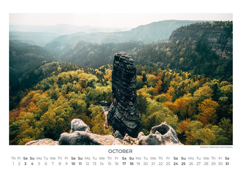 2026 Beautiful Europe Calendar by Johannes Hulsch
