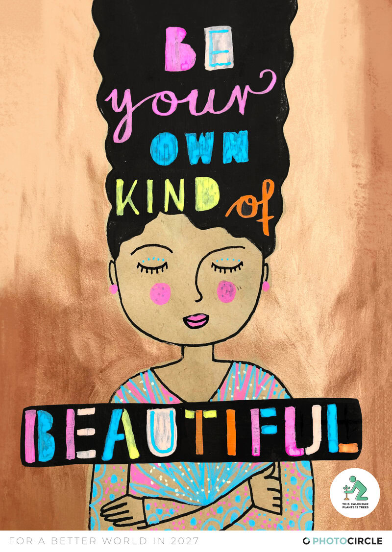 Inspirational Planner 2027 – Feminine Illustrations for Mindful Living