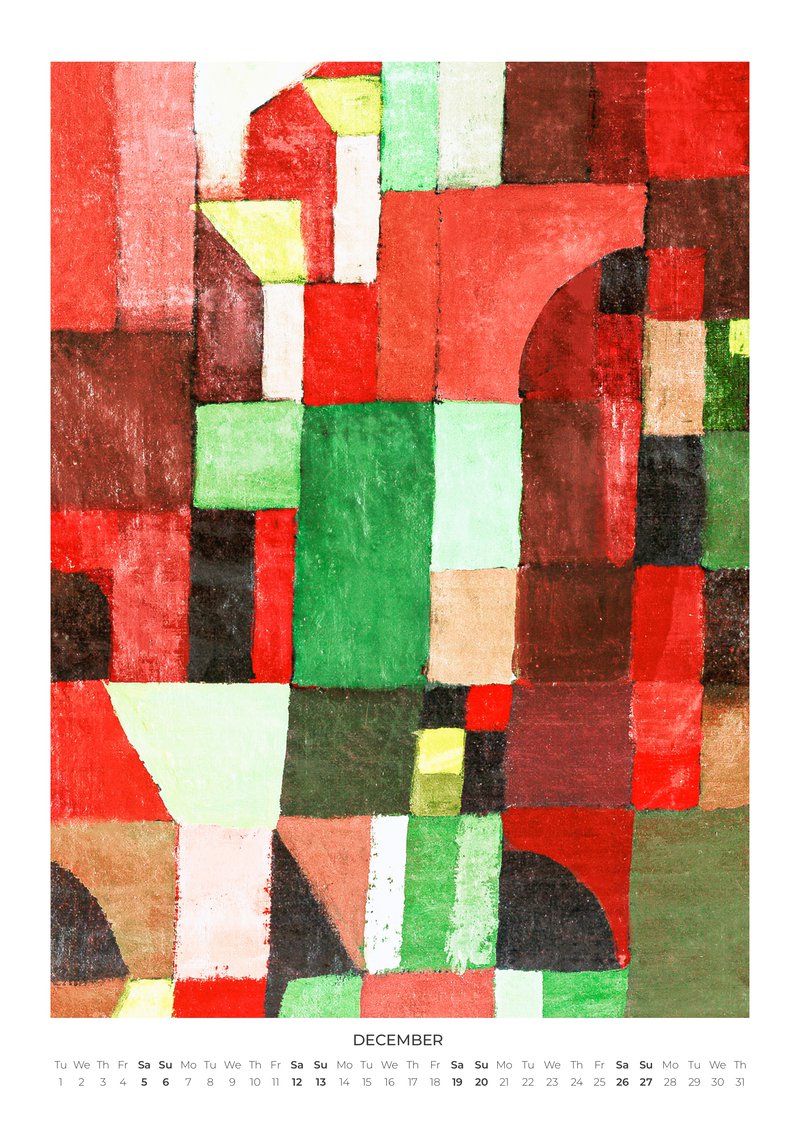 2026 Paul Klee Art Calendar