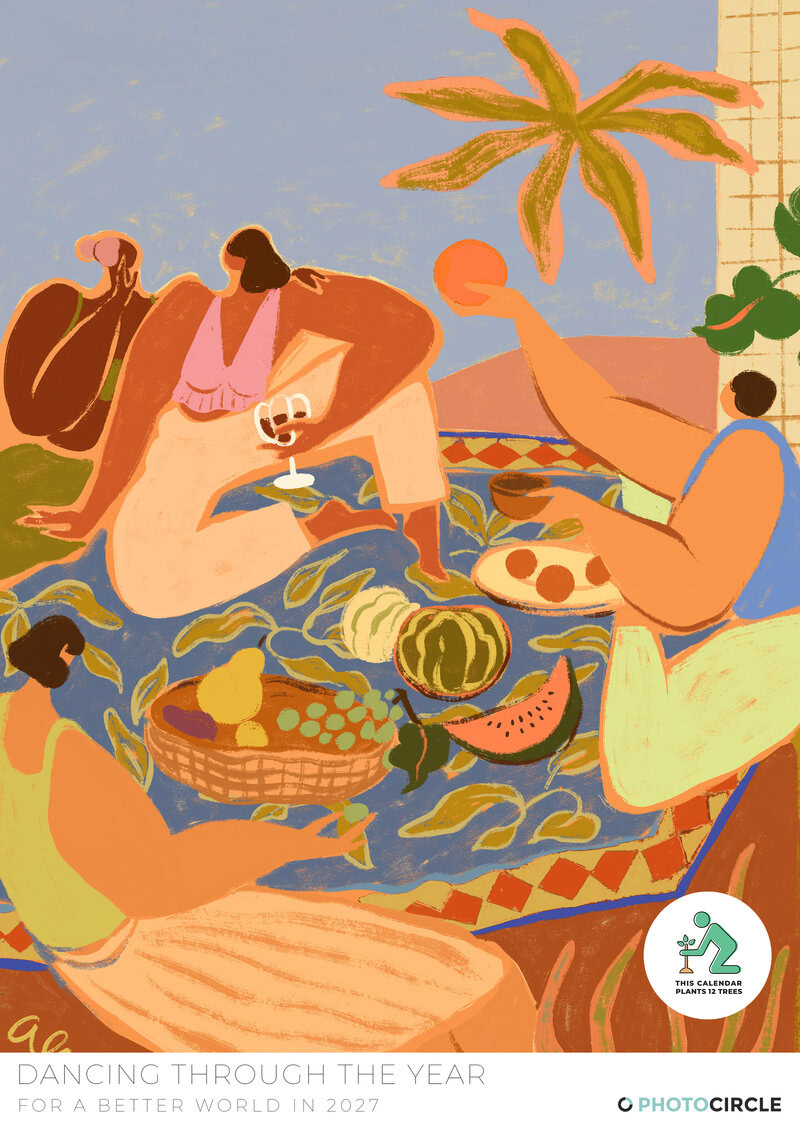 Dancing Through 2027 – Wall Calendar by Arty Guava