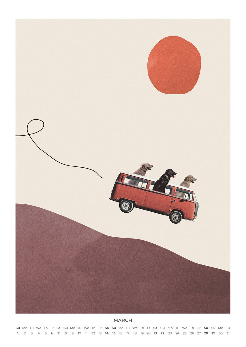 Surreal Dreams Kalender 2026 von Marteen Léon