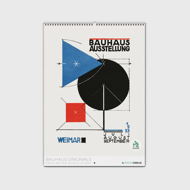 Bauhaus Essentials 2027 Wall Planner & Organizer