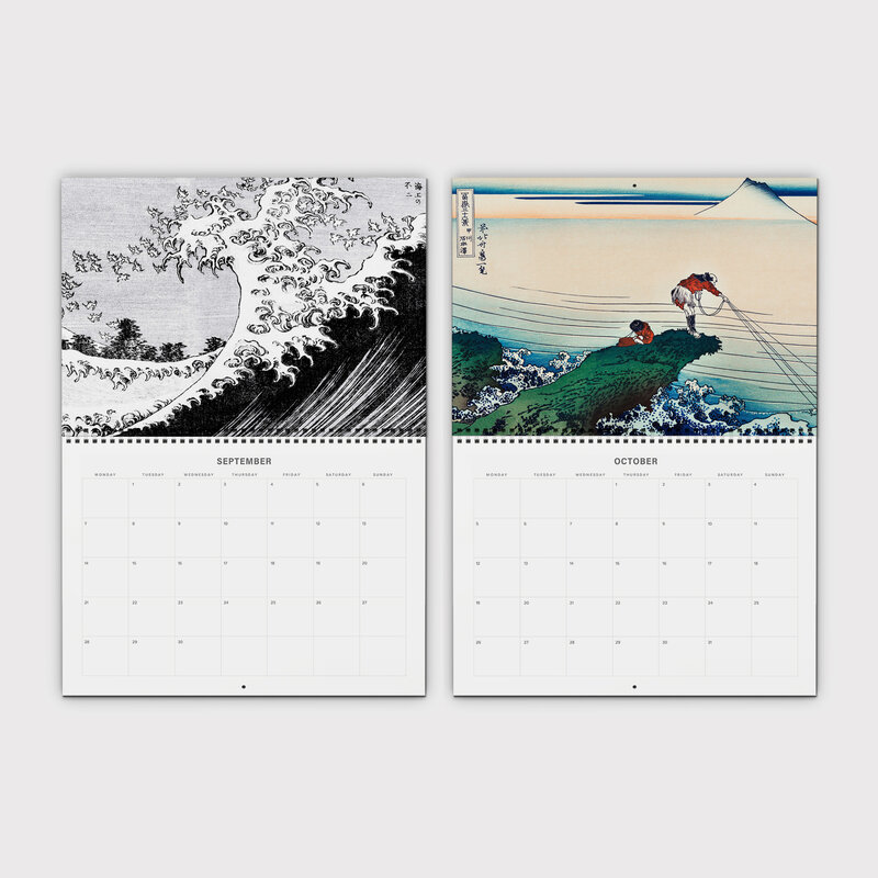 2026 Hokusai Wall Planer & Organizer