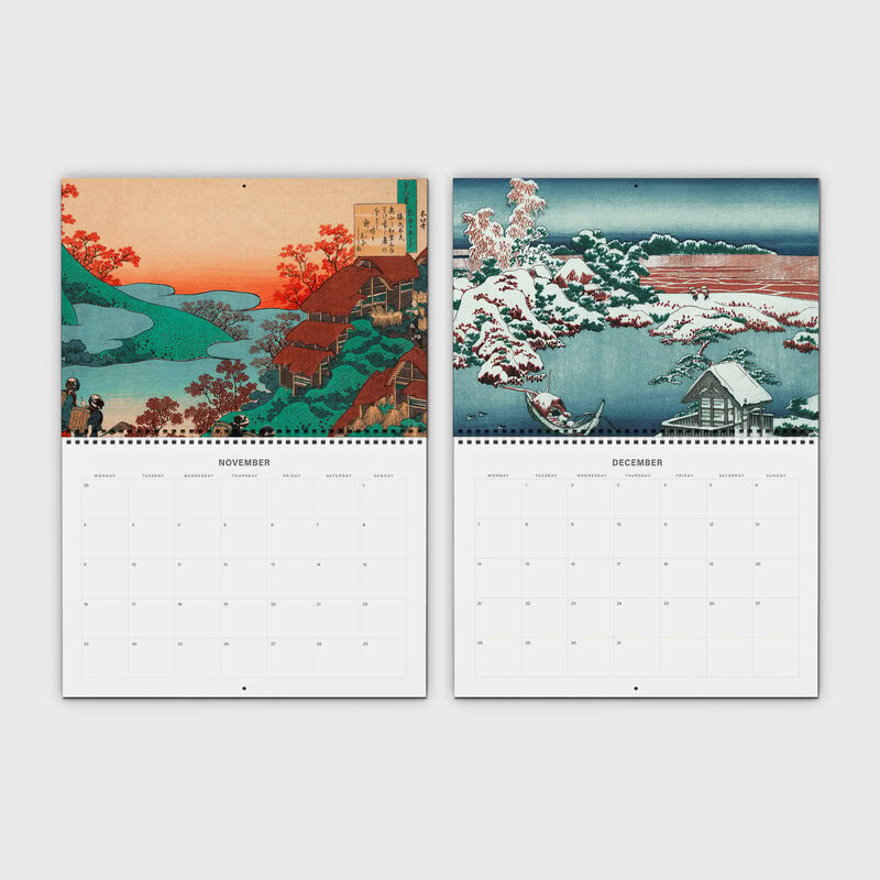 2026 Hokusai Wall Planer & Organizer
