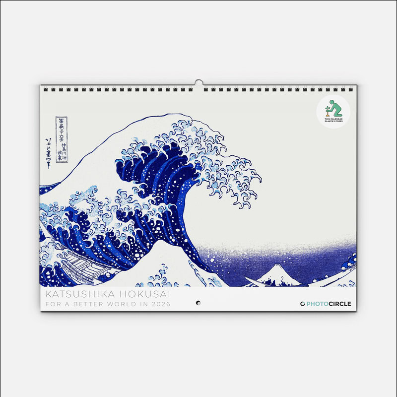2026 Hokusai Wall Planer & Organizer