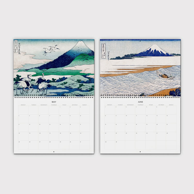 2026 Hokusai Wall Planer & Organizer