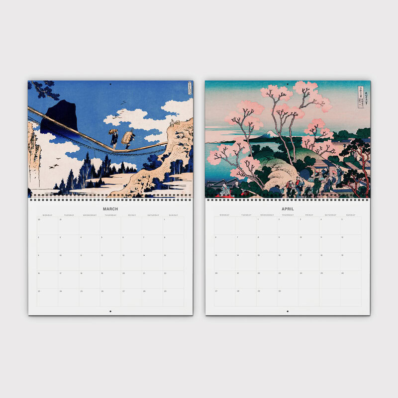 2026 Hokusai Wall Planer & Organizer