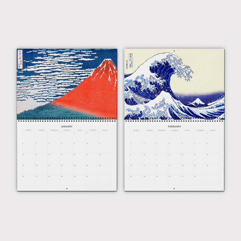 2026 Hokusai Wall Planer & Organizer