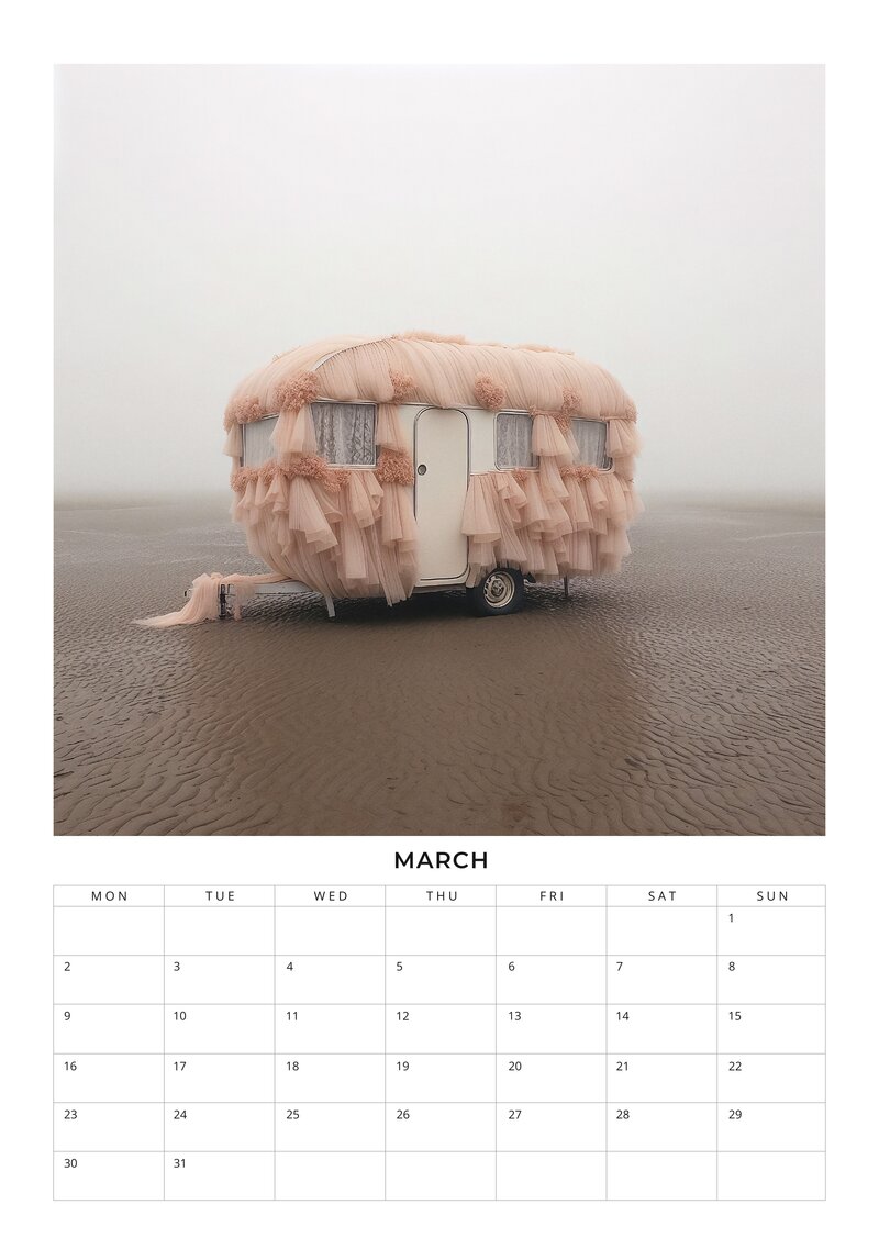 2026 Photographs Never Taken Wall Planner Calendar