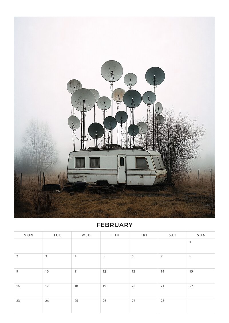 2026 Photographs Never Taken Wall Planner Calendar