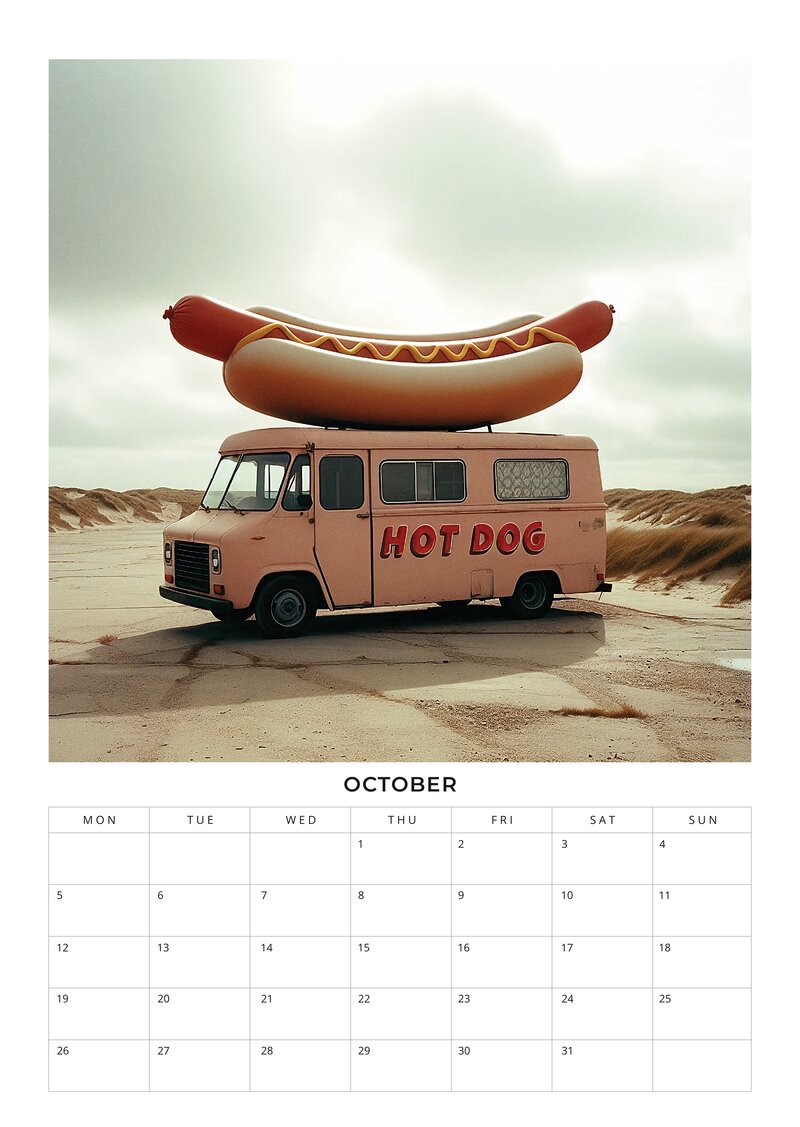 2026 Photographs Never Taken Wall Planner Calendar