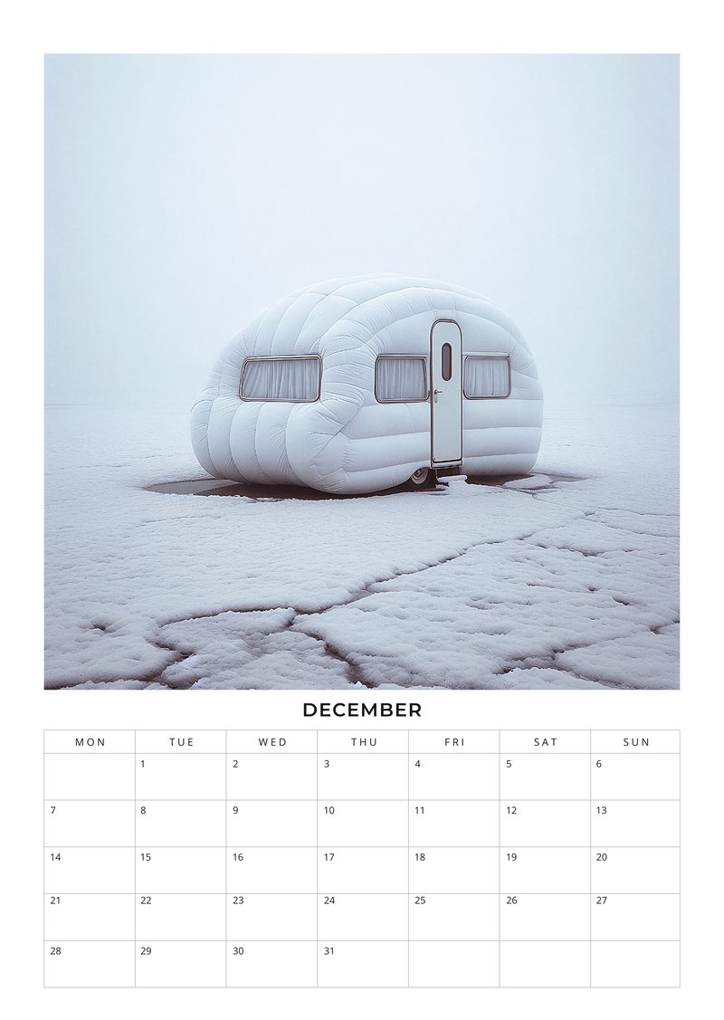 2026 Photographs Never Taken Wall Planner Calendar