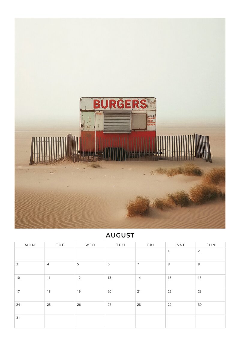 2026 Photographs Never Taken Wall Planner Calendar