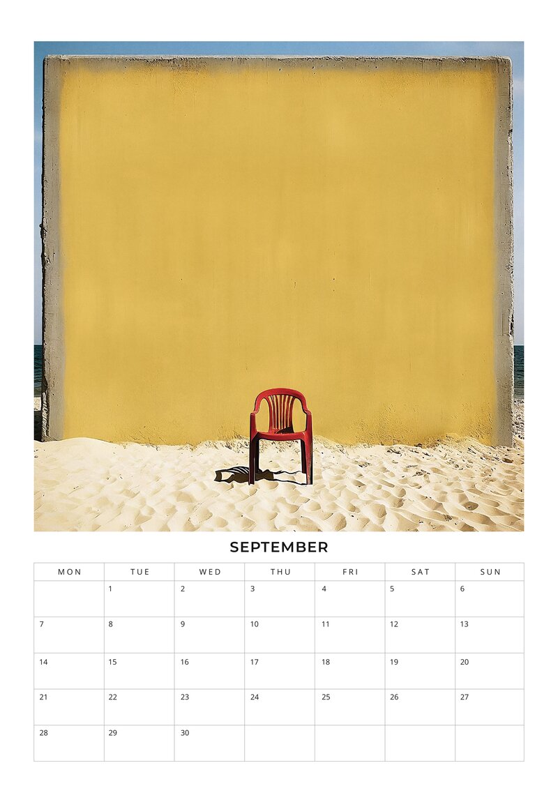 2026 Photographs Never Taken Wall Planner Calendar