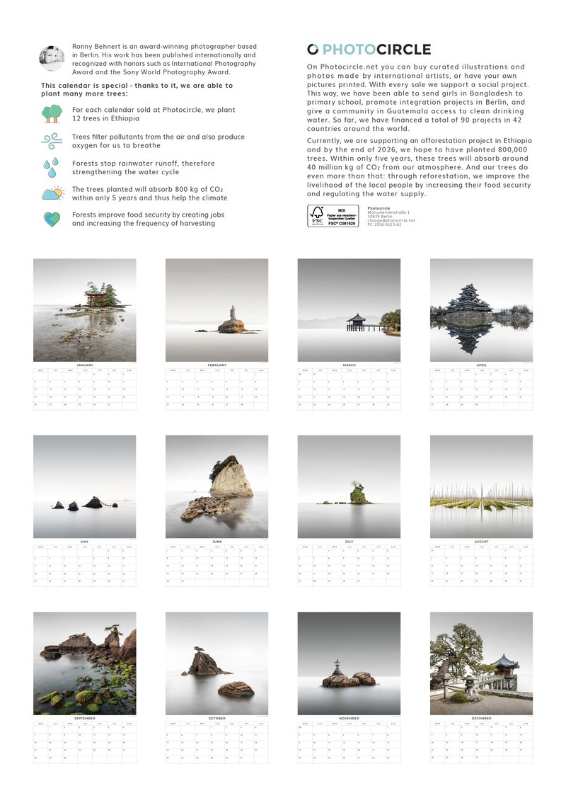 2026 Ikigai – the beauty of Japan Calendar
