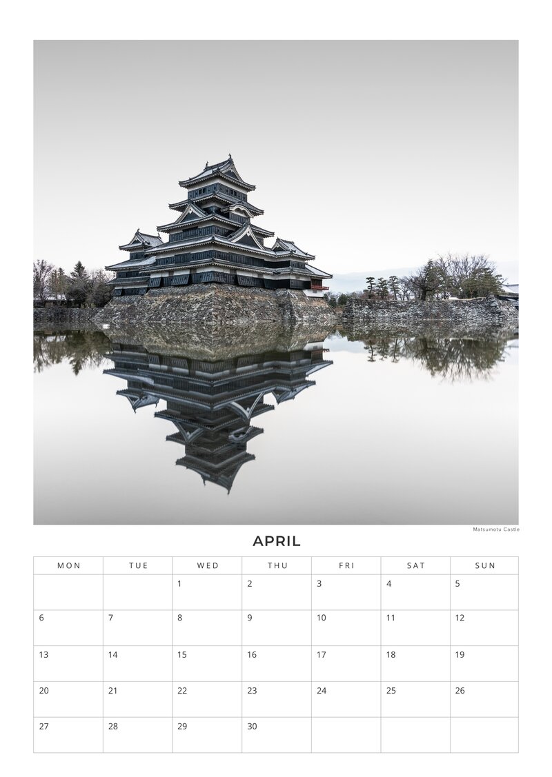 2026 Ikigai – the beauty of Japan Calendar