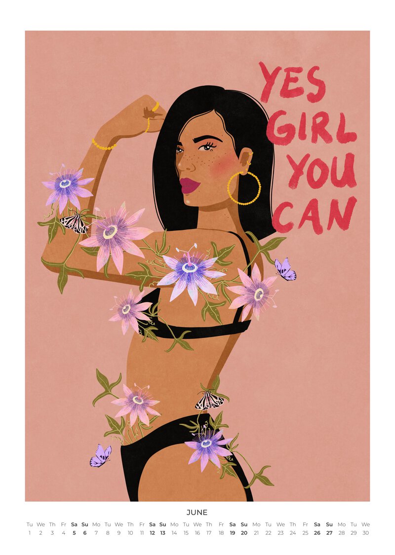 Strong Women Wall Calendar 2027
