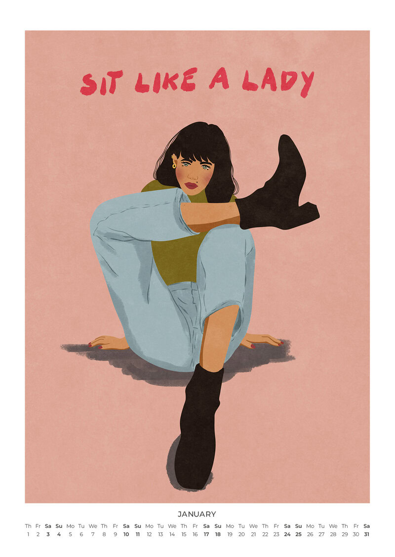 2026 Strong Women Calendar by Raissa Oltmanns