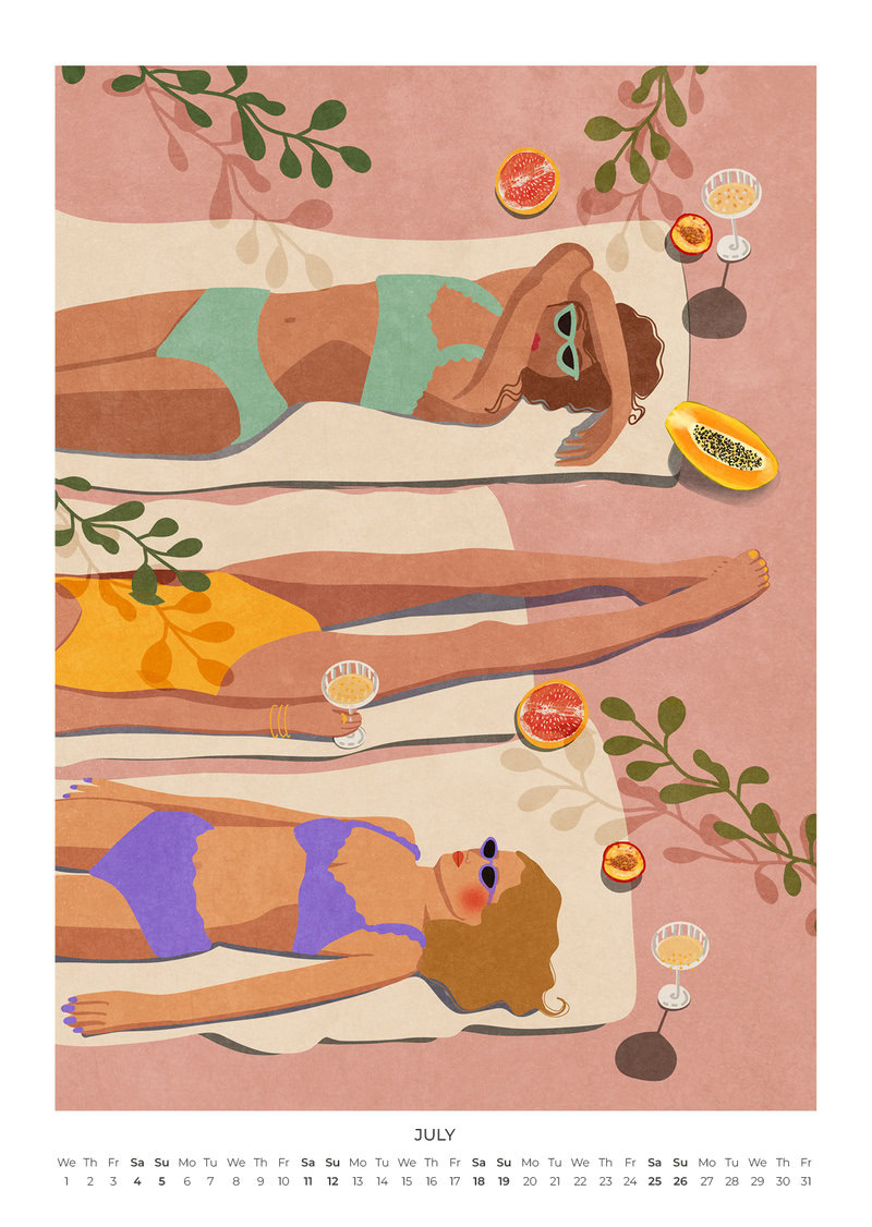 2026 Strong Women Calendar by Raissa Oltmanns