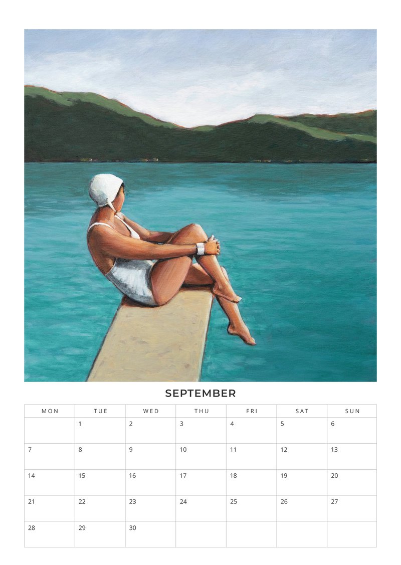 2026 Retro Motion Calendar by Sarah Morrissette