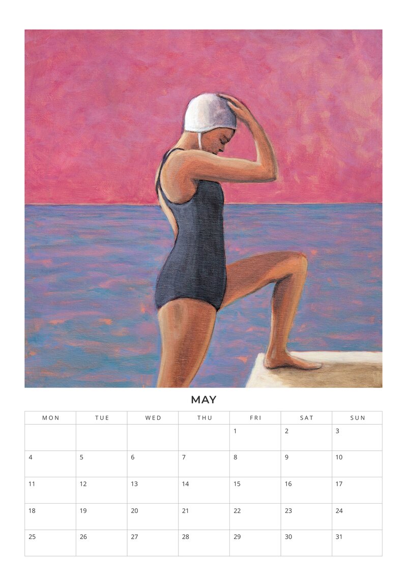 2026 Retro Motion Calendar by Sarah Morrissette