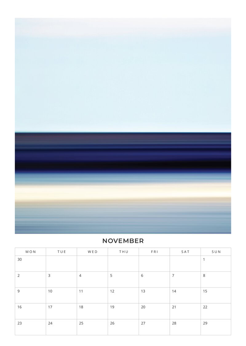 2026 Colours of the Sea Calendar & Organizer