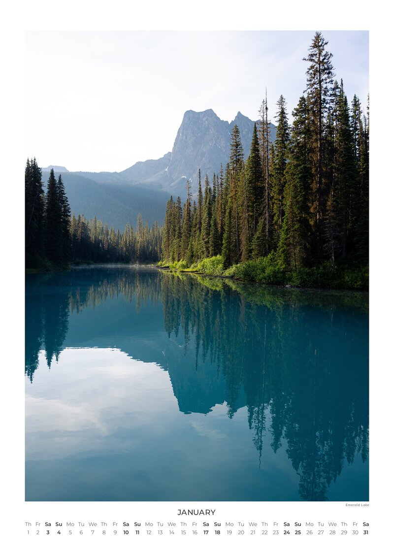 2026 Northern Serenity Calendar