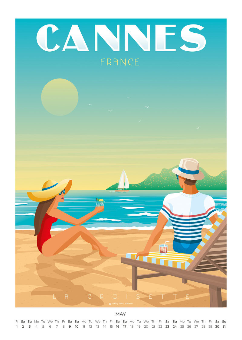 2026 La Belle France Calendar – Vintage Design Planner