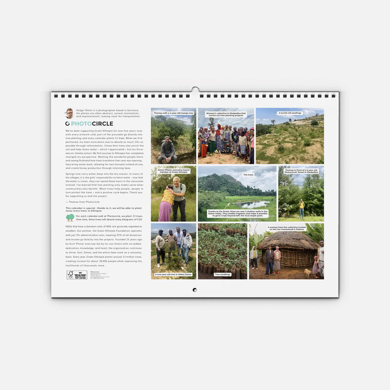 Abstrakte Meereslandschaften Klappkalender & Organizer 2027