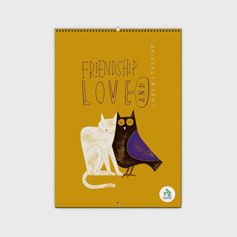 Friendship, Love & Understanding 2027 Planner & Organizer